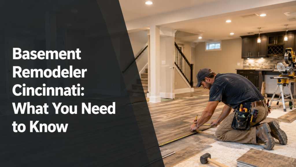Basement remodeling in progress
